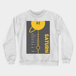 The Moons of Saturn Crewneck Sweatshirt